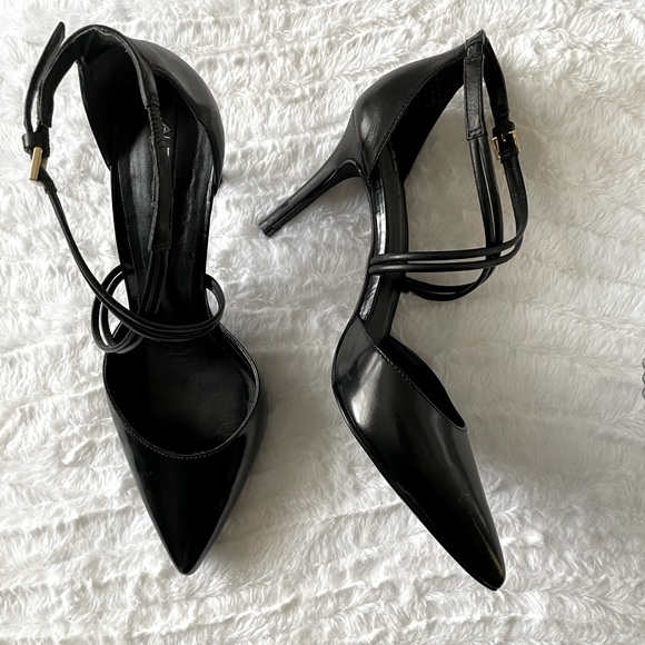 Aldo Newbrook Black Strappy Heels - Picture 6 of 10